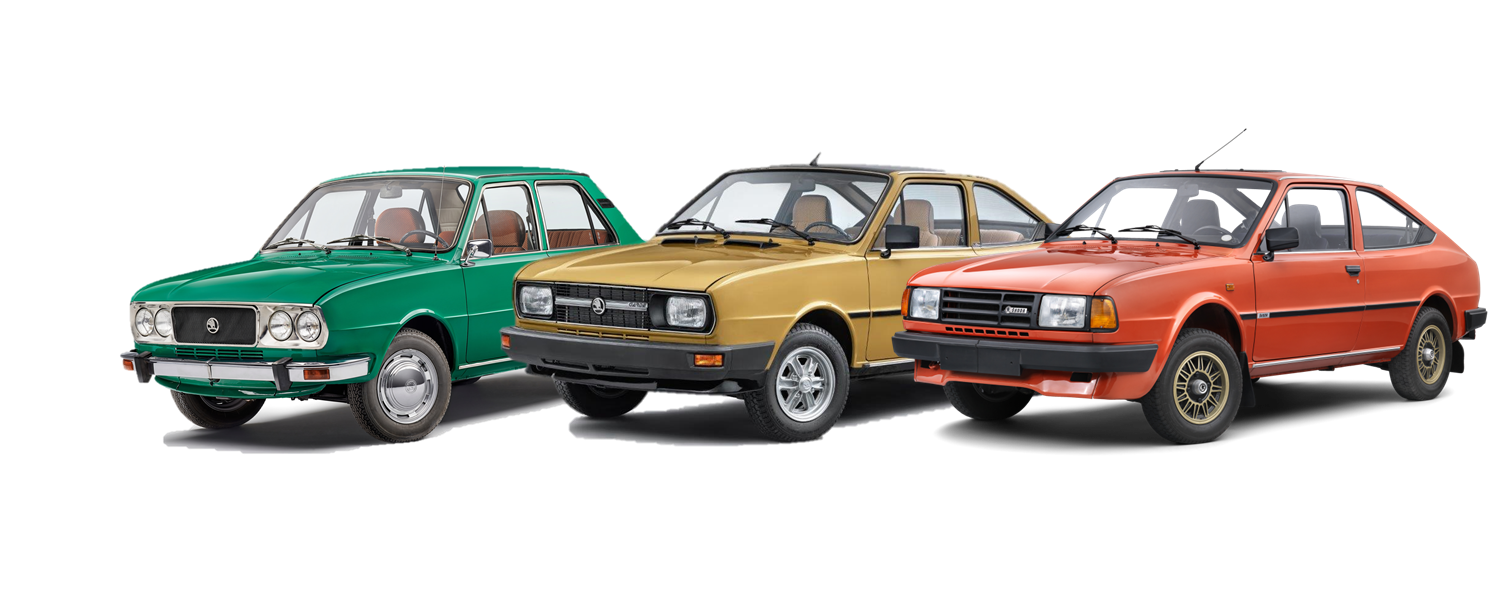 ŠKODA 105, 120, 130, Garde a Rapid